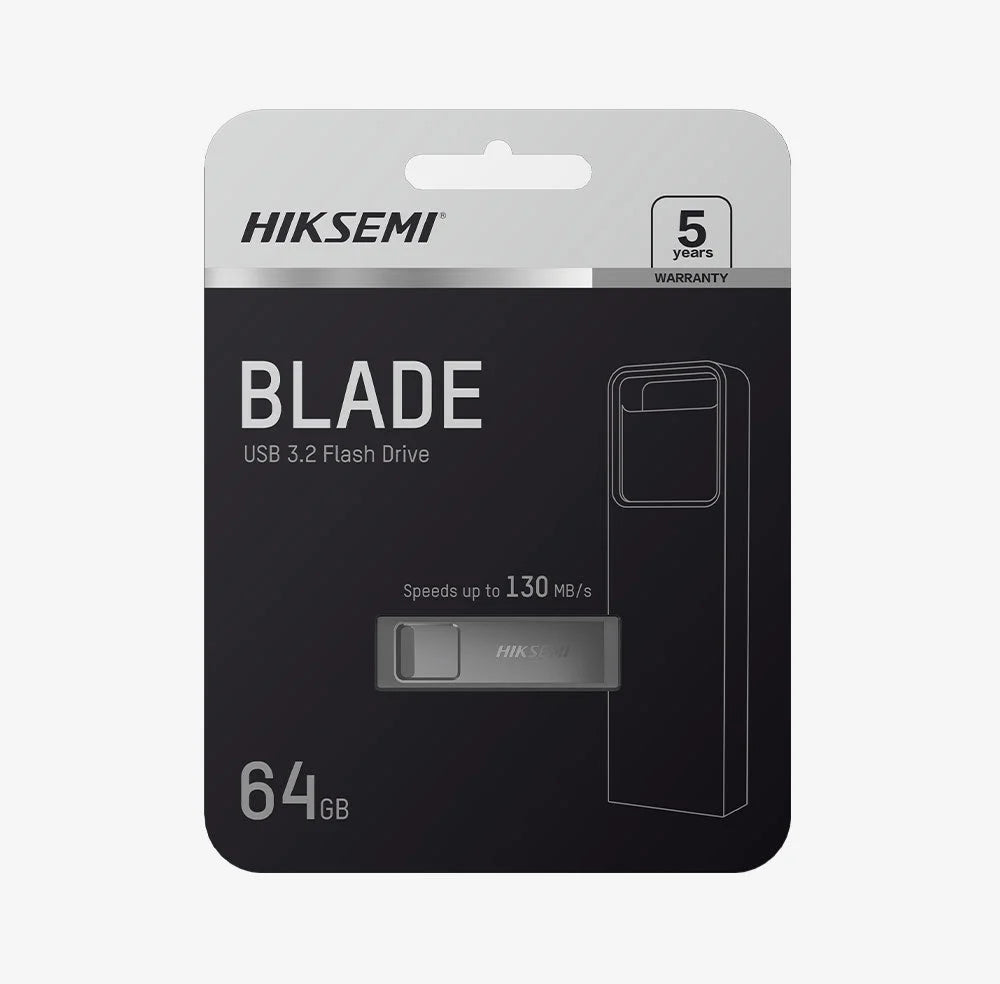 Hiksemi Blade E301 64GB USB 3.2 Gen 1 Flash Drive – High-Speed USB Pen Drive