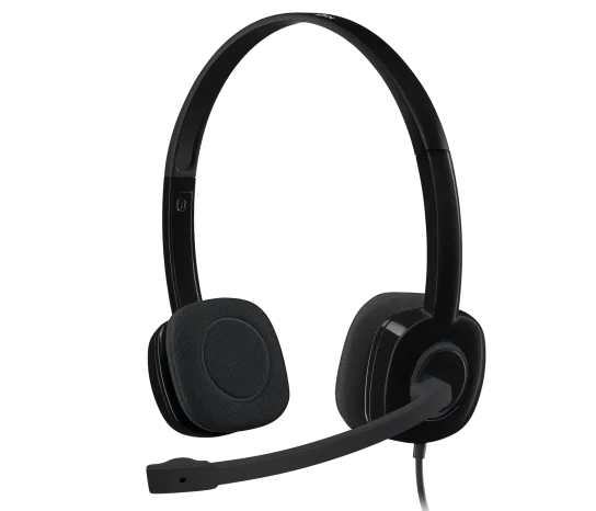 Logitech H151 Wired Headset – Clear Stereo Sound & Noise-Reducing Microphone