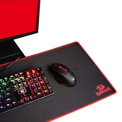 REDRAGON SUZAKU P003 Huge Gaming Mouse Pad – Special-Textured Surface, Waterproof Design, Non-Slip Base & Stitched Edges (31.5 × 11.81 Inches)