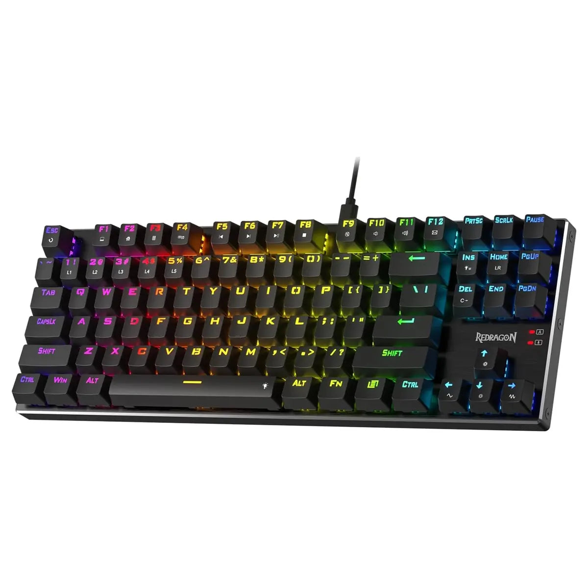 Redragon DHARMA TKL K660 RGB Wired Mechanical Gaming Keyboard – Compact Tenkeyless Design & RGB Lighting