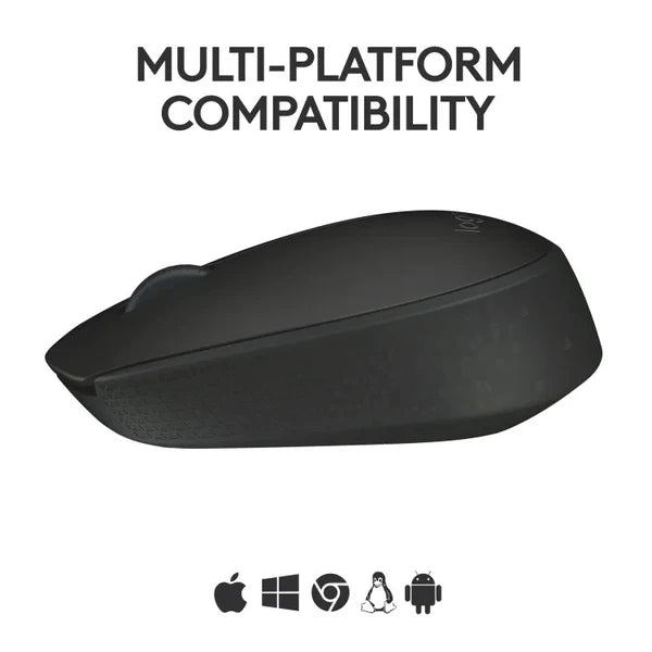 Logitech M170 Wireless Mouse (Black)