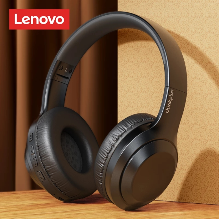 Lenovo TH10 Wireless Over-Ear Headphones – Bluetooth 5.1, ANC, Rich Bass & Long Battery Life Lenovo TH10 Wireless Over-Ear Headphones – Bluetooth 5.1, ANC, Rich Bass & Long Battery Life