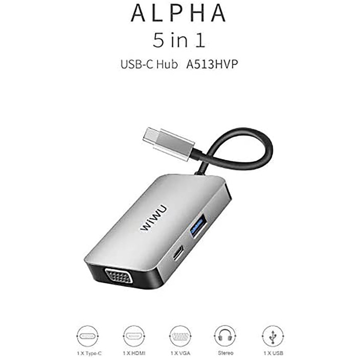 Wiwu Alpha 513HVP Type-C Converter Wiwu Alpha 513HVP Type-C Converter