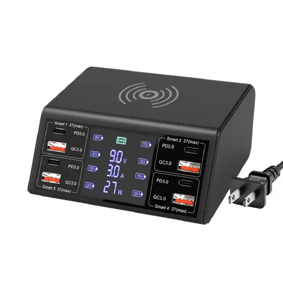 100W 8-Port Charging Station for Multiple Devices 100W 8-Port Charging Station for Multiple Devices