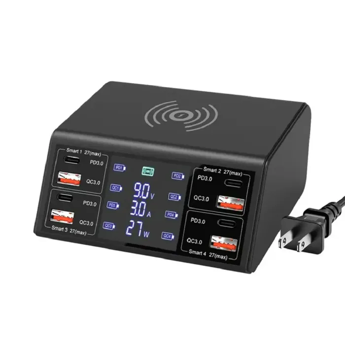 100W 8-Port Charging Station for Multiple Devices 100W 8-Port Charging Station for Multiple Devices