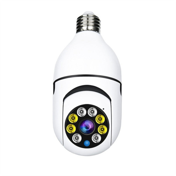 SPEED-X CA-E25 BULB CAMERA 1080P WIFI 360 DEGREE PANORAMIC NIGHT VISION TWO-WAY AUDIO MOTION DETECTION WITH V380 PRO APP SPEED-X CA-E25 BULB CAMERA 1080P WIFI 360 DEGREE PANORAMIC NIGHT VISION TWO-WAY AUDIO MOTION DETECTION WITH V380 PRO APP