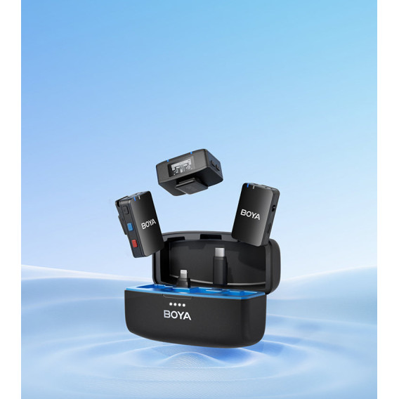 BOYAMIC All-in-One Dual Wireless Mic with On-Board RecodingWith 3 Year Warranty BOYAMIC All-in-One Dual Wireless Mic with On-Board RecodingWith 3 Year Warranty