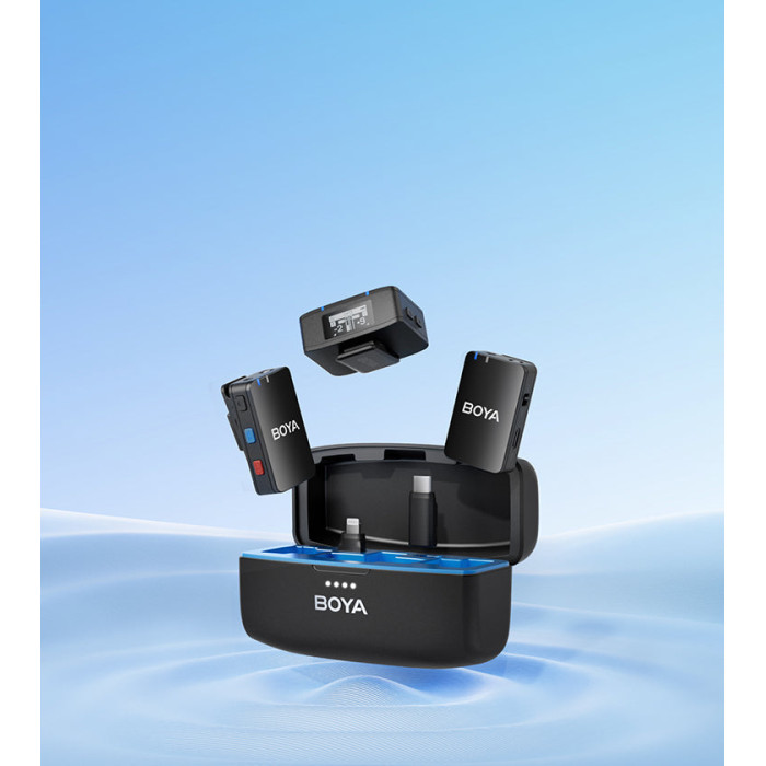 BOYAMIC All-in-One Dual Wireless Mic with On-Board RecodingWith 3 Year Warranty BOYAMIC All-in-One Dual Wireless Mic with On-Board RecodingWith 3 Year Warranty
