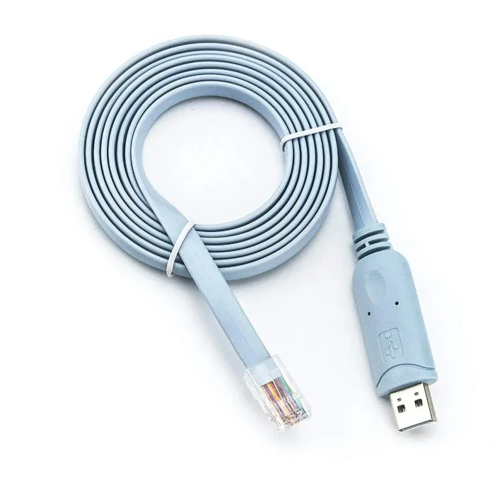 RS232 FTDI Chip USB to RJ45 USB Console Cable 1.8m RS232 FTDI Chip USB to RJ45 USB Console Cable 1.8m