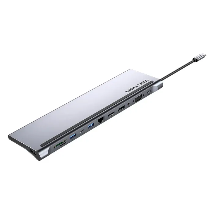 Vention Multi-function 12-in-1 USB-C Docking Station Vention Multi-function 12-in-1 USB-C Docking Station