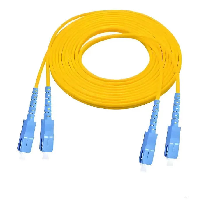 FIBER PATCHCORD SC/UPC SM DUPLEX DUAL CORE OPTICAL CABLE 3M FIBER PATCHCORD SC/UPC SM DUPLEX DUAL CORE OPTICAL CABLE 3M