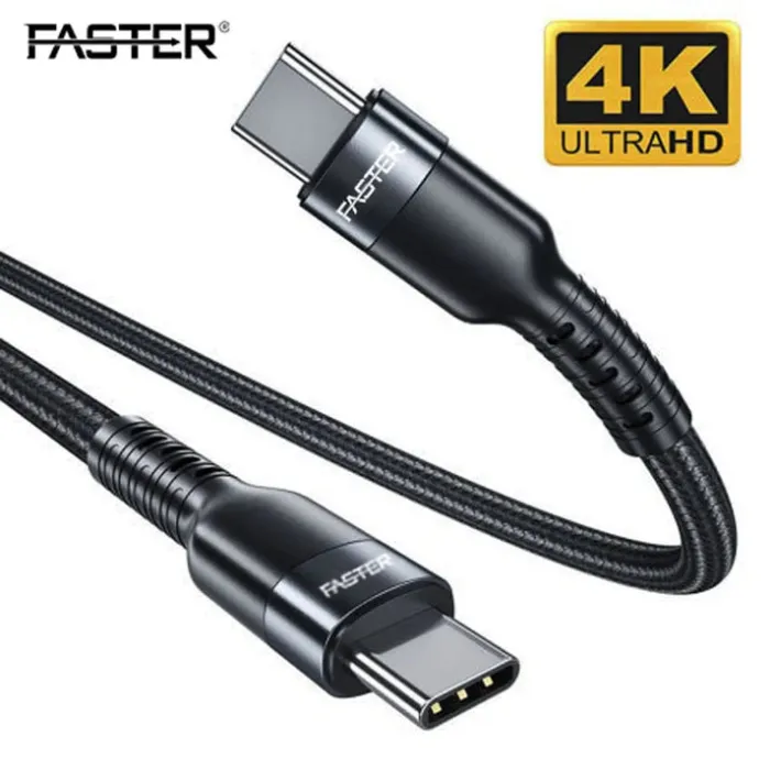 Faster FC-100W Type-C To Type-C Cable Faster FC-100W Type-C To Type-C Cable