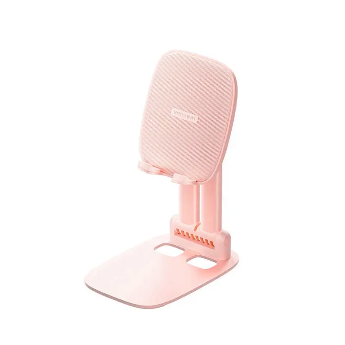 Vention Height Adjustable Tablet Stand for Desk Aluminum Alloy Type Pink Vention Height Adjustable Tablet Stand for Desk Aluminum Alloy Type Pink