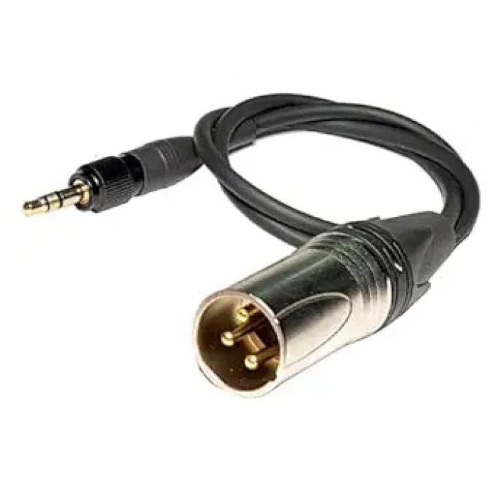 Boya input cable XLR male - 3.5mm TRS locking connector Boya input cable XLR male - 3.5mm TRS locking connector