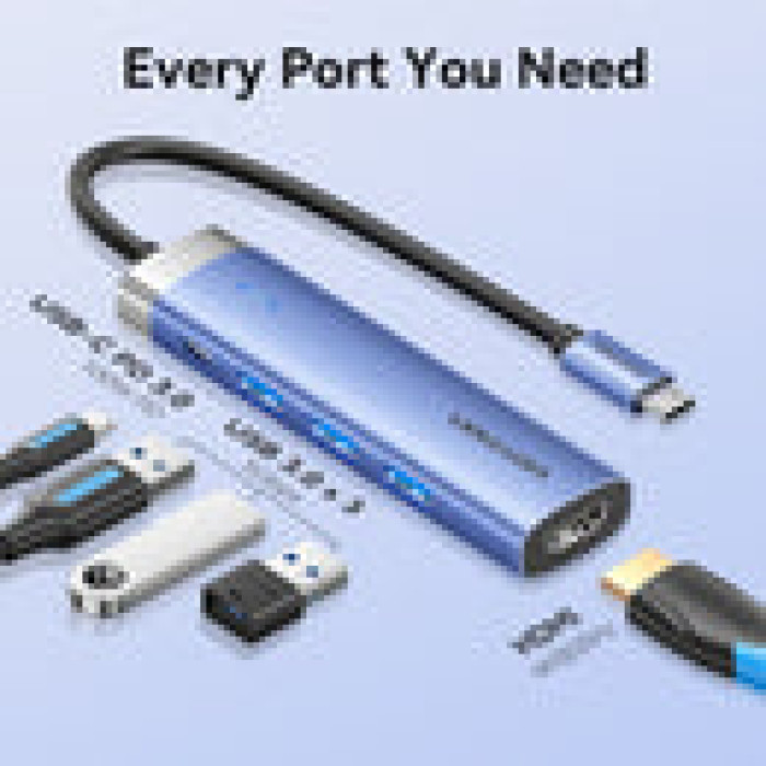 Vention 5-in-1 USB-C Docking Station Vention 5-in-1 USB-C Docking Station