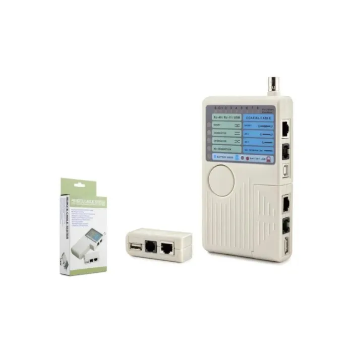 4 In 1 Network Cable Tester Rj45/rj11/rj12 /usb/bnc Lan Cable Tester 4 In 1 Network Cable Tester Rj45/rj11/rj12 /usb/bnc Lan Cable Tester