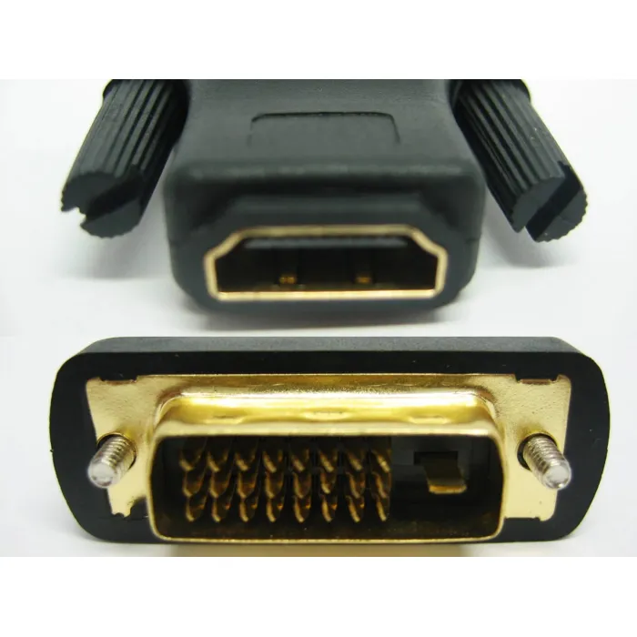 Hdmi female to dvi male 24+1 connecter Hdmi female to dvi male 24+1 connecter