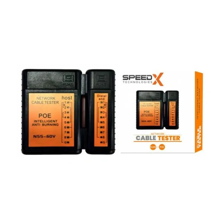 SpeedX SP-T365 POE Network Cable Tester (N55–60V) SpeedX SP-T365 POE Network Cable Tester (N55–60V)