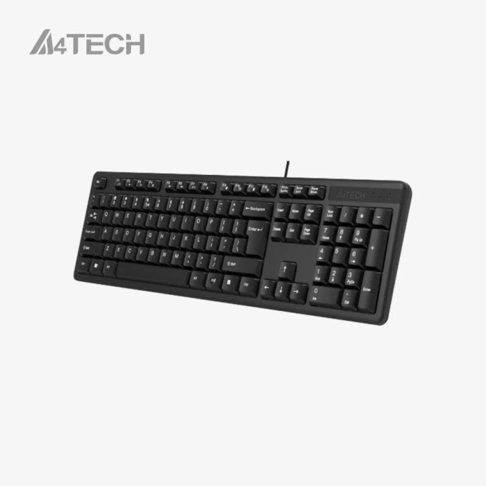 A4Tech KK-3 Wired Multimedia Keyboard – Comfort Silicon Membrane, Laser Inscribed Keys & Spill-Resistant Design A4Tech KK-3 Wired Multimedia Keyboard – Comfort Silicon Membrane, Laser Inscribed Keys & Spill-Resistant Design