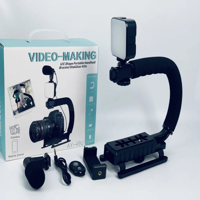 Ay-49u U Shaped Video Making Handheld Stabilizer Kit Ay-49u U Shaped Video Making Handheld Stabilizer Kit