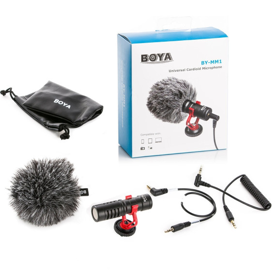 BOYA BY-MM1 ORIGINAL PROFESSIONAL MICROPHONE BOYA BY-MM1 ORIGINAL PROFESSIONAL MICROPHONE