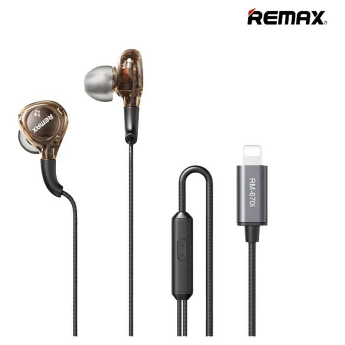 EARPHONE REMAX IPHONE HANDFREE RM-670I EARPHONE REMAX IPHONE HANDFREE RM-670I