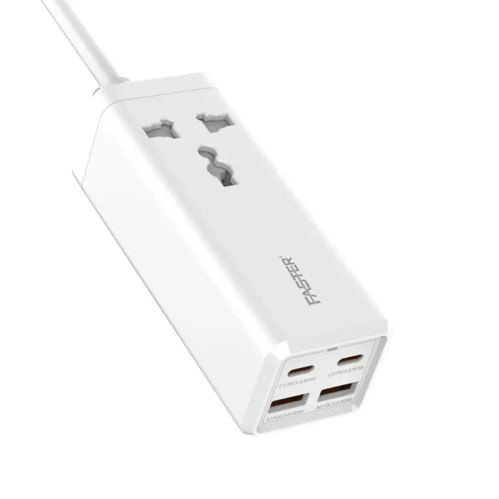 FASTER 2 USB 2PD 65W POWER EXTENSION FASTER 2 USB 2PD 65W POWER EXTENSION