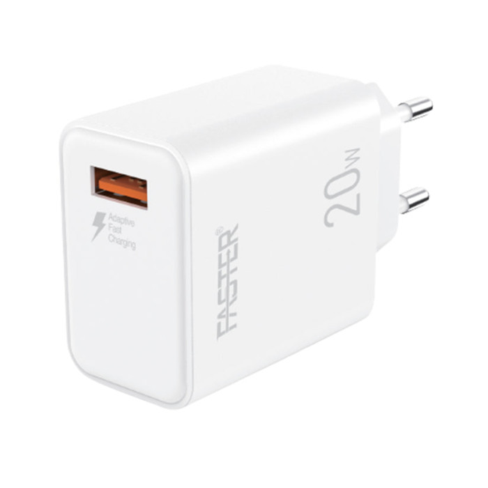 FASTER FC-11QC Fast Wall Charging 20W Qualcomm QC 3.0A FASTER FC-11QC Fast Wall Charging 20W Qualcomm QC 3.0A