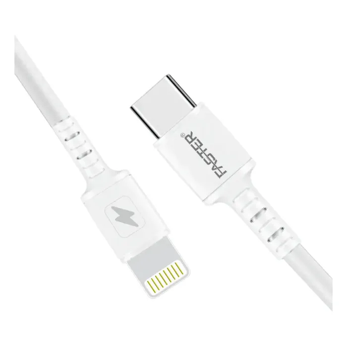 Faster L2-PD Type-C to Lightning Fast Charging Cable 20W Faster L2-PD Type-C to Lightning Fast Charging Cable 20W