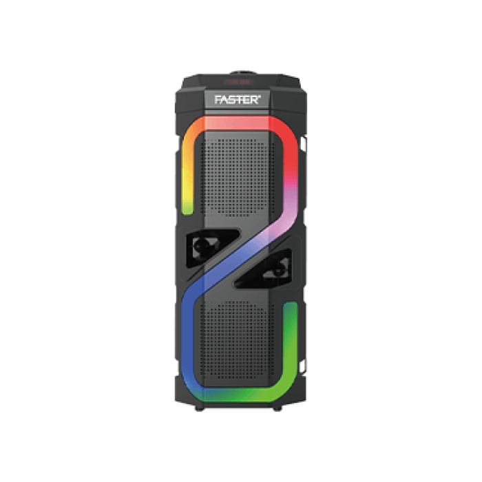 FASTER Rainbow-7 Powerful Bass Wireless Speaker With Mic 20w FASTER Rainbow-7 Powerful Bass Wireless Speaker With Mic 20w
