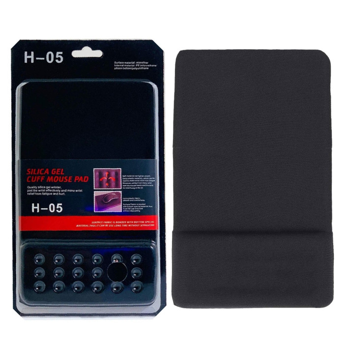 H05 GEL MOUSE PAD WITH WRIST PAD H05 GEL MOUSE PAD WITH WRIST PAD