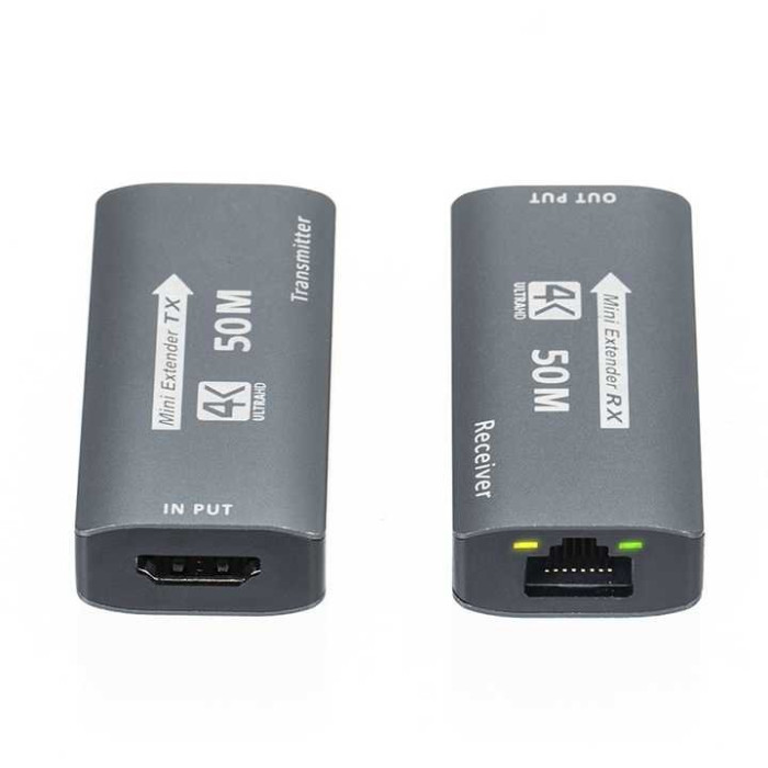 50m Hdmi 4k (Original 4k) Range Extender Cat6 Network Hdtv 50m Hdmi 4k (Original 4k) Range Extender Cat6 Network Hdtv