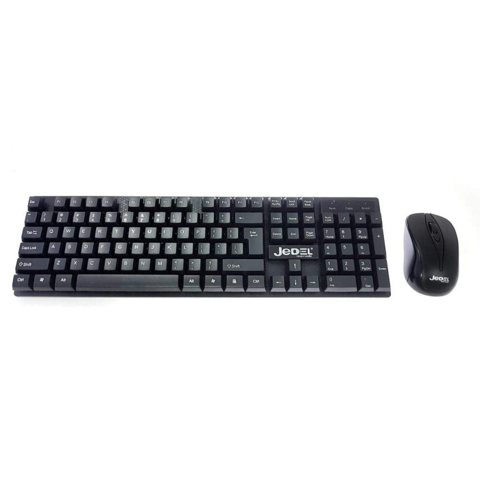Jedel WS630 Wireless Keyboard and Mouse Combo – 2.4GHz Lag-Free Connection, 10m Range & Ergonomic Design Jedel WS630 Wireless Keyboard and Mouse Combo – 2.4GHz Lag-Free Connection, 10m Range & Ergonomic Design