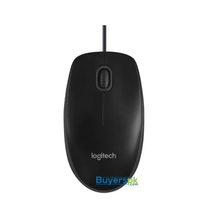 Logitech B100 Full-Size Corded Mouse Black Logitech B100 Full-Size Corded Mouse Black