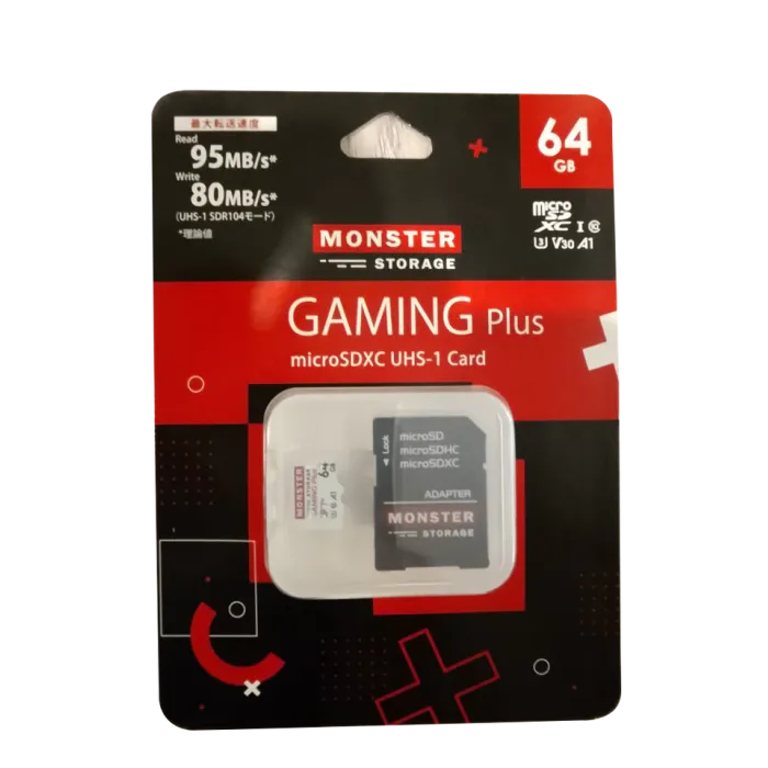 MONSTER 64GB MICRO SD CARD MONSTER 64GB MICRO SD CARD