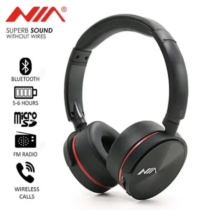 NIA Q6 BLUETOOTH WIRELESS HEADPHONE NIA Q6 BLUETOOTH WIRELESS HEADPHONE