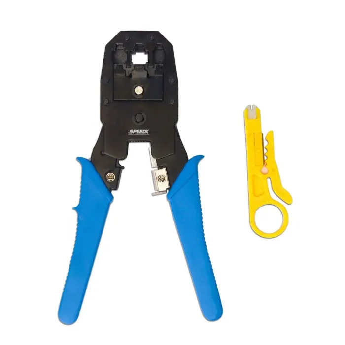 Wj-315 Modular Network Crimping Tool Rj45 Rj11 Plug Blue Handle Wj-315 Modular Network Crimping Tool Rj45 Rj11 Plug Blue Handle