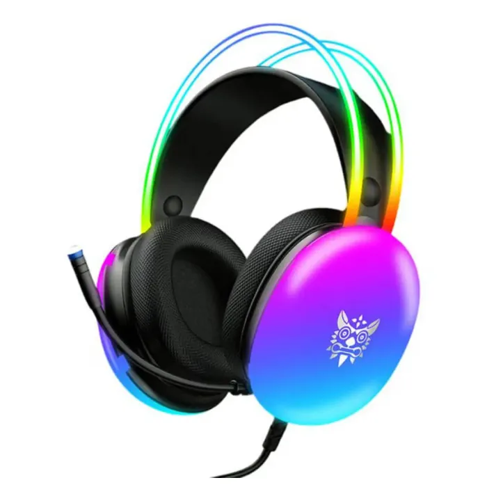 ONIKUMA-X25 PRO RGB HEAD BEAM WITH MIC 3.5MM DURABLE STEREO SURROUND GAMING HEADSET BLACK ONIKUMA-X25 PRO RGB HEAD BEAM WITH MIC 3.5MM DURABLE STEREO SURROUND GAMING HEADSET BLACK