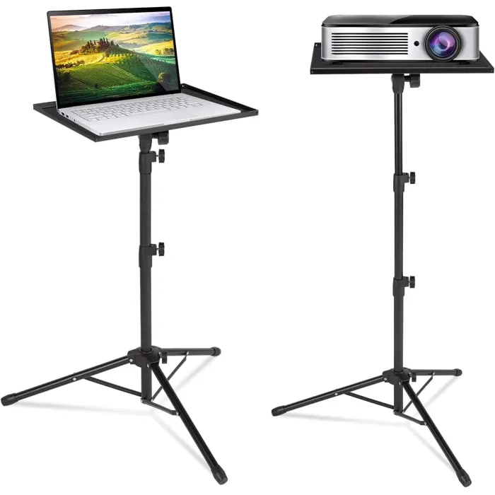 Portable Projector And Laptop Stand Table Tripod (height Adjustable 45-120cm) Portable Projector And Laptop Stand Table Tripod (height Adjustable 45-120cm)