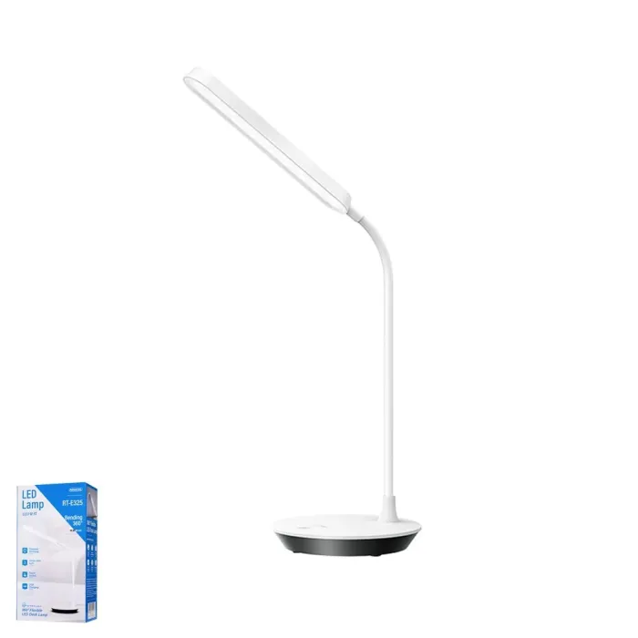 REMAX RT-E325 360° FLEXIBLE PORTABLE EYE-CARING LED DESK LAMP REMAX RT-E325 360° FLEXIBLE PORTABLE EYE-CARING LED DESK LAMP