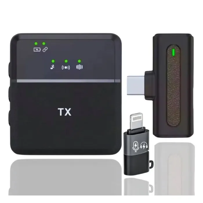 SX8 TYPE-C/IPHONE DUAL PROFESSIONAL LAVALIER WIRELESS MICROPHONE SX8 TYPE-C/IPHONE DUAL PROFESSIONAL LAVALIER WIRELESS MICROPHONE