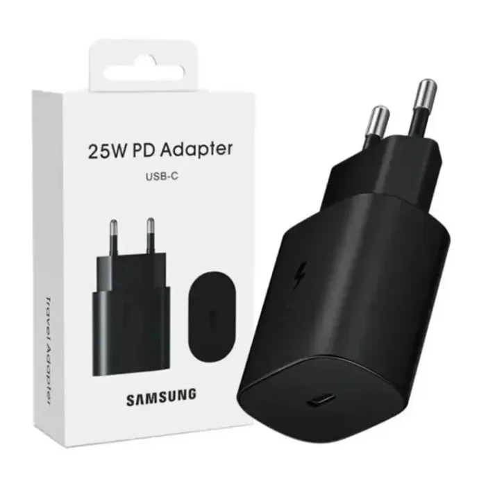 SAMSUNG 25W EU PIN ORIGINAL PD ADOPTER USB-C SAMSUNG 25W EU PIN ORIGINAL PD ADOPTER USB-C