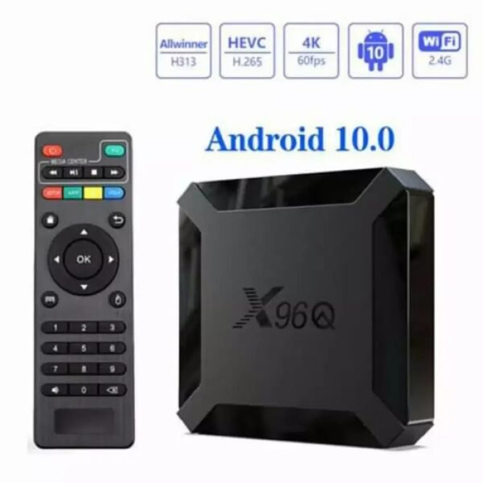 Smart Box X96q Mini Quad Core 2g+16g 4k 60fps Android 10v Smart Box X96q Mini Quad Core 2g+16g 4k 60fps Android 10v