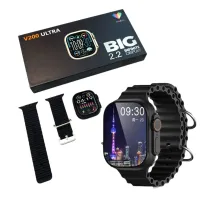 V200 New Fashion Ultra 2.2 Large Screen Ip68 Waterproof Sport Smart Watch With Wearfit Pro App Black, Orange Grey V200 New Fashion Ultra 2.2 Large Screen Ip68 Waterproof Sport Smart Watch With Wearfit Pro App Black, Orange Grey