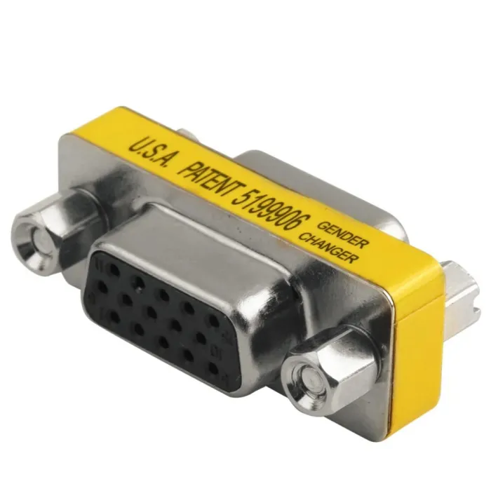 VGA female to female joinder 15 pin VGA female to female joinder 15 pin