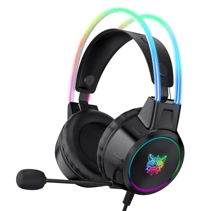 Onikuma-X15 Pro Rgb Head Beam With Mic, 3.5mm Wired Earphones, Durable Stereo Surround, Rgb Gaming Headset Onikuma-X15 Pro Rgb Head Beam With Mic, 3.5mm Wired Earphones, Durable Stereo Surround, Rgb Gaming Headset