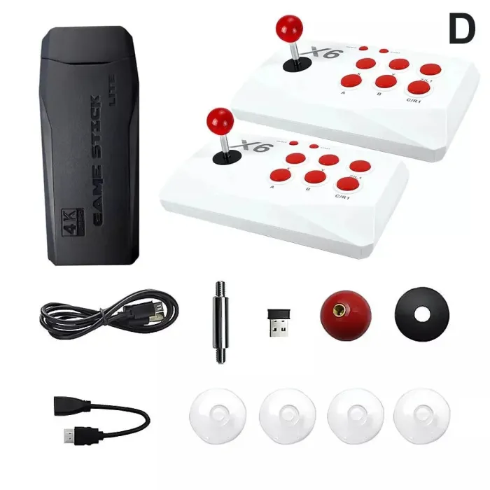 X6 Retro Game Console 64gb With Double Arcade Joystick 20,000+ Games X6 Retro Game Console 64gb With Double Arcade Joystick 20,000+ Games