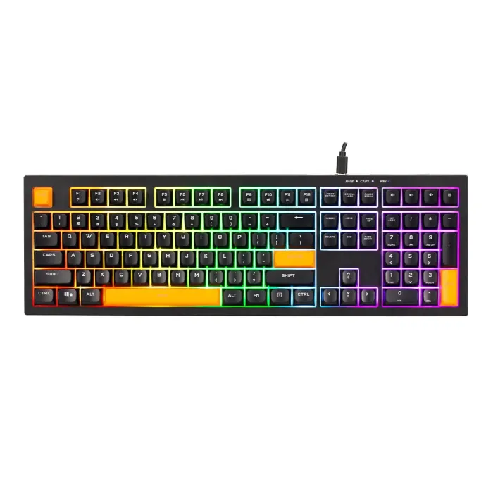 Xtrike Me Kb-512 Bk 108 Key Wired Mechanical Feel Usb-c Keyboard Black Xtrike Me Kb-512 Bk 108 Key Wired Mechanical Feel Usb-c Keyboard Black