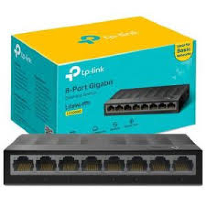 TP-LINK 8PORT SWITCH GEGA BITE LS100 8G TP-LINK 8PORT SWITCH GEGA BITE LS100 8G