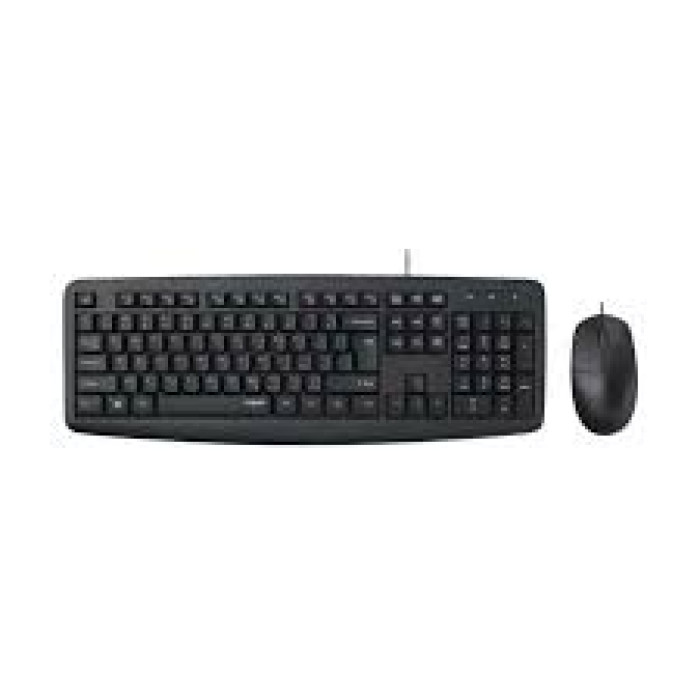 Rapoo NX1600 Wired Keyboard and Mouse Combo – Spill-Resistant Design, 1600 DPI Optical Mouse & Laser Carved Keys Rapoo NX1600 Wired Keyboard and Mouse Combo – Spill-Resistant Design, 1600 DPI Optical Mouse & Laser Carved Keys